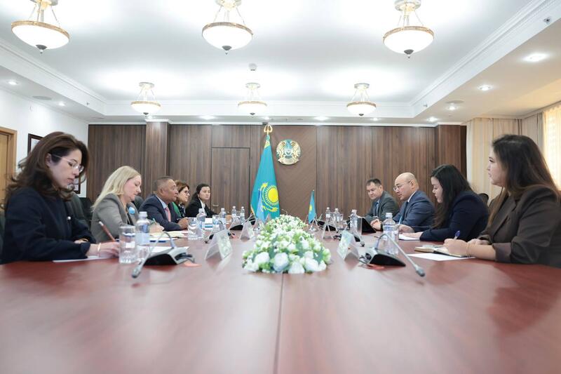 Встреча с Представителем ЮНИСЕФ в Республике Казахстан