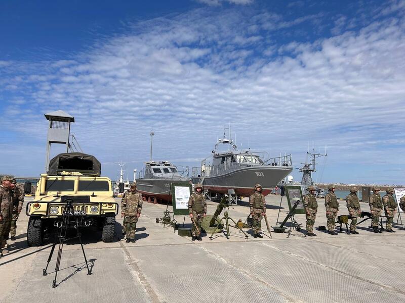 Делегация акиматов Западно-Казахстанской и Атырауской областей посетила воинскую часть в Актау