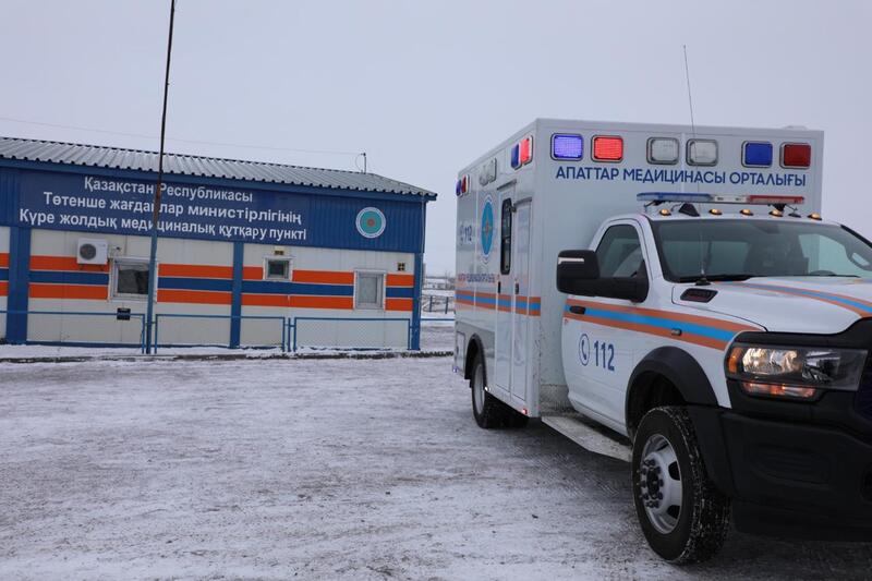 МЧС РК усиливает трассово-медико-спасательную службу новым реанимобилем