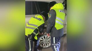 Полиция оказала содействие водителям в области Жетысу