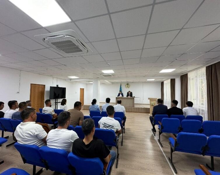 ҚЫЗЫЛҚОҒА АУДАНДЫҚ ПРОБАЦИЯ ЕСЕБІНДЕ ТҰРҒАН АЗАМАТТАРМЕН КЕЗДЕСУ