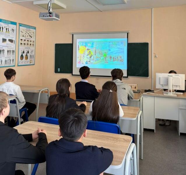 Будущее начинается с чистоты: специалисты МРЦ Карагандинской области прочитали эколекцию для школьников