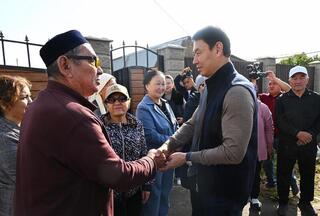 Дархан Сатыбалды проверил ход строительства объектов транспортной и социальной инфраструктуры