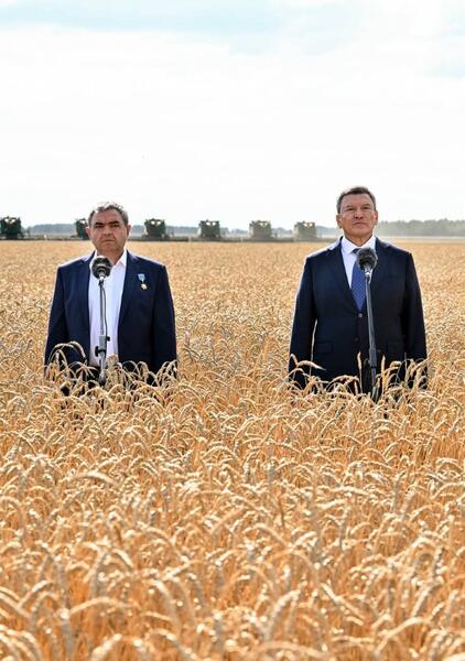 Аким области Гауез Нурмухамбетов доложил Президенту о ходе уборочной кампании в СКО