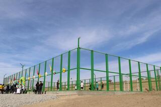 В ЭТОМ ГОДУ В ТЮЛЬКУБАСЕ ОТ СПОНСОРОВ БЫЛИ ВВЕДЕНЫ В ЭКСПЛУАТАЦИЮ 4 НОВЫЕ СПОРТИВНЫЕ ПЛОЩАДКИ