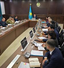 Сегодня в акимате области рассмотрели вопросы подготовки к паводковому периоду и организации мероприятий, посвященных Международному женскому дню и празднику Наурыз