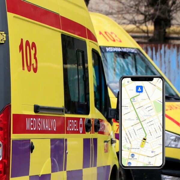 Жители Астаны смогут отслеживать передвижение бригады скорой помощи онлайн