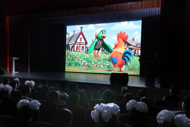 Закрытый показ казахских сказок, созданных с помощью ИИ, прошел в Жамбылской области