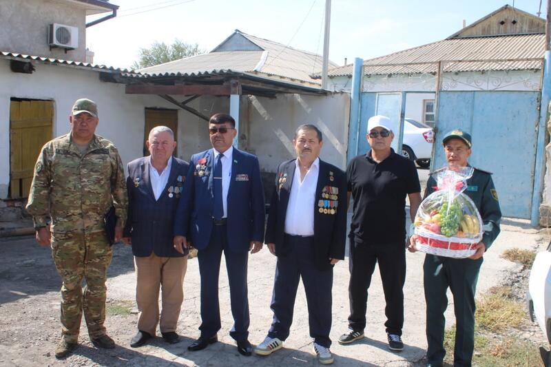 Военнослужащие встретились с ветеранами в Усть-Каменогорске и Туркестане