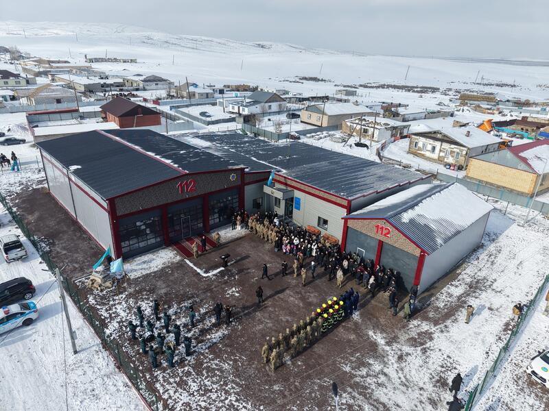 Чингис Аринов продолжает реновацию пожарных частей: новый объект открыт в Аксу-Аюлы