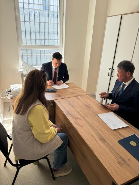 Артур Ластаев посетил учреждение для несовершеннолетних в Алматы