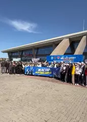 В Талдыкоргане прошла акция «Молодёжь Жетісу — против наркотиков и вандализма»