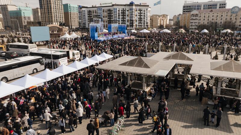 В Атырау масштабно отпраздновали Наурыз мейрамы