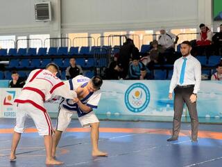 Полицейские стали победителями в четырех весовых категориях на соревнованиях по ”Қазақ күресі” в СКО
