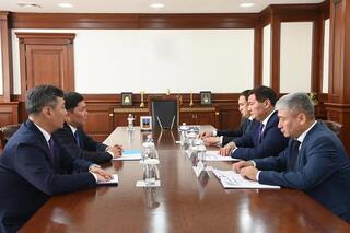 Аким области встретился с руководителем Бюро национальной статистики