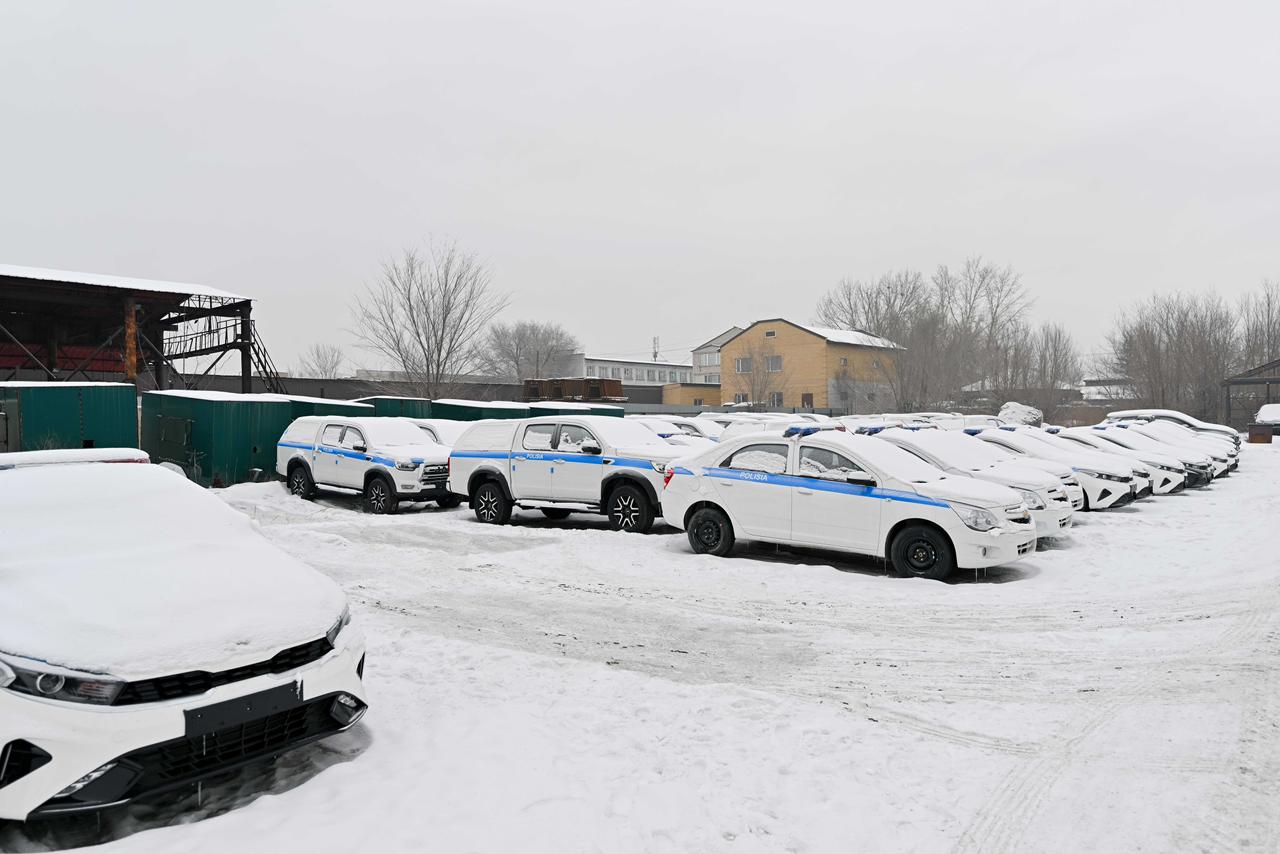 Аким области посетил объекты Департамента полиции