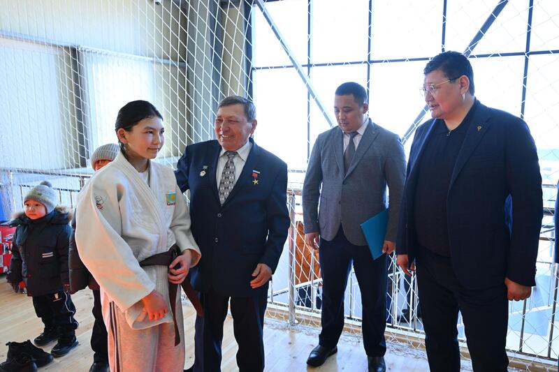 В селе Екпин открылся современный спортивный комплекс