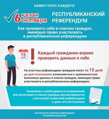 Как проверить себя в списках граждан, имеющих право участвовать в республиканском референдуме!