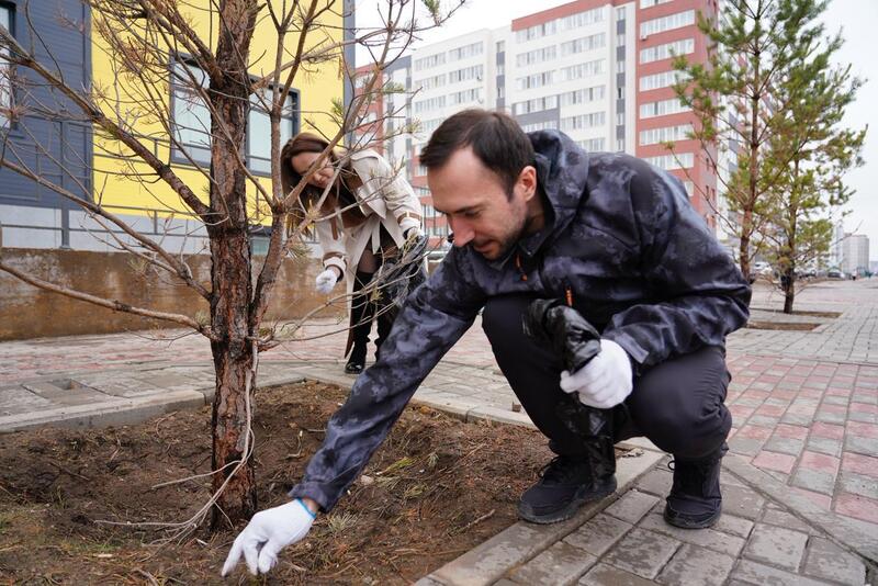 К экоакции «Таза Қазақстан» присоединились столичные тренеры