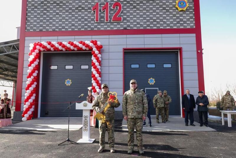 В ШЫМКЕНТЕ ОТКРЫТЫ ПЕРВЫЕ В РЕСПУБЛИКЕ УНИВЕРСАЛЬНЫЕ КОМПЛЕКСЫ ЭКСТРЕННЫХ СЛУЖБ