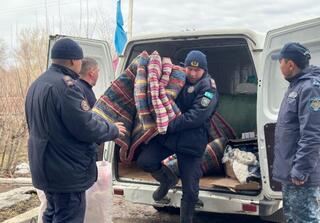 15 тонн гуманитарной помощи получили жители пострадавших районов Буландынского района