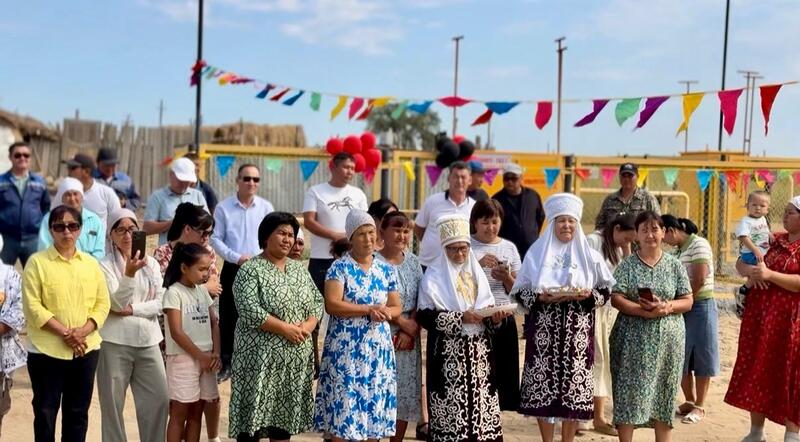 Ещё один аул Актюбинской области подключён к голубому топливу