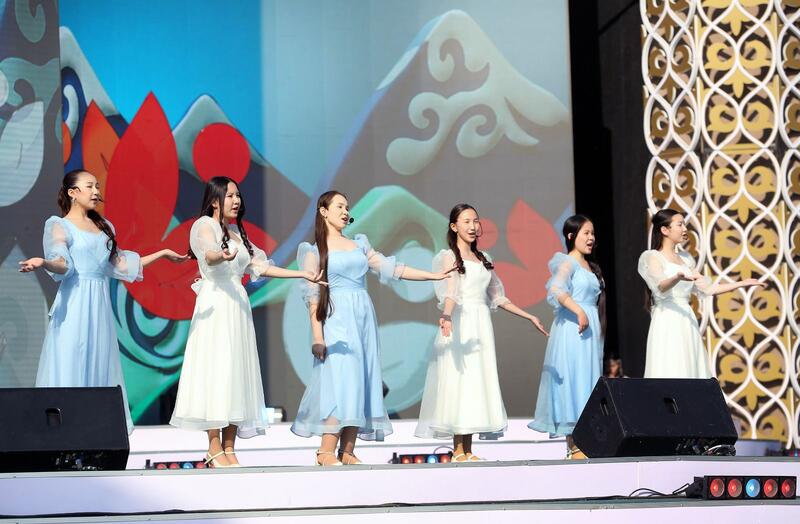 Молодые таланты выступили в Алматы в дни празднования Наурыза