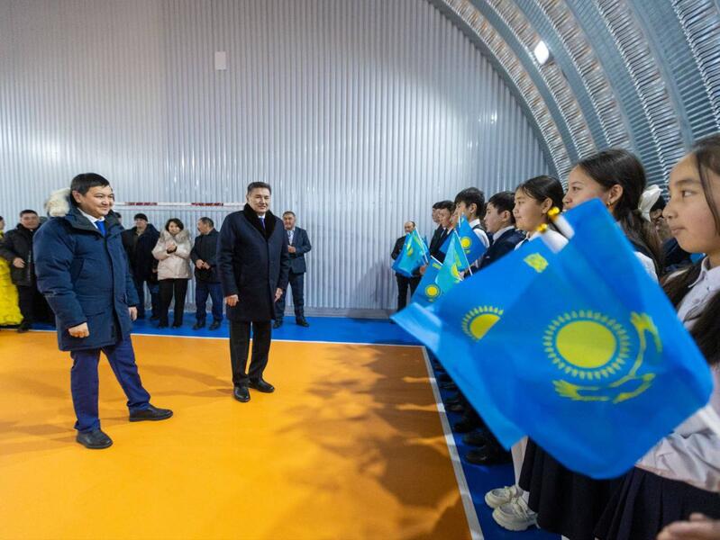 В селе Кокбастау построен новый спортивный комплекс