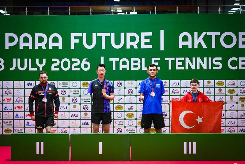11 наших соотечественников стали призёрами турнира ITTF World Para Future Aktobe 2026