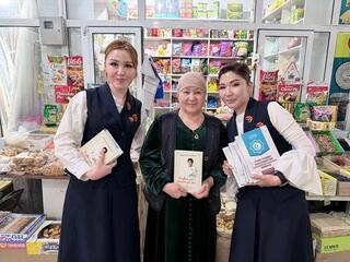 В ЧЕСТЬ НАЦИОНАЛЬНОГО ДНЯ КНИГИ В ТУРКЕСТАНЕ БЕСПЛАТНО РАЗДАЛИ 120 КНИГ