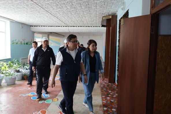 ТУРКЕСТАН: В ТОЛЕБИ РЕМОНТИРУЮТ СОЦИАЛЬНЫЕ ОБЪЕКТЫ