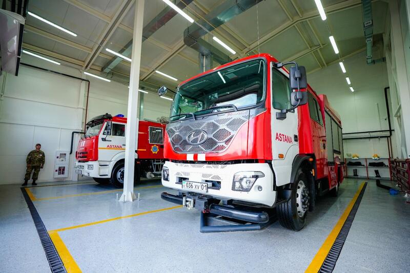 Пожарное депо открыли в Астане
