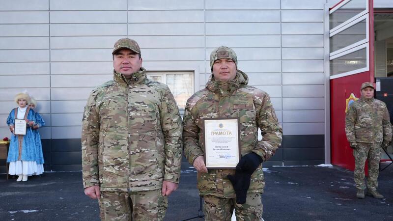В селе Сарыозек начала работу обновленная пожарная часть