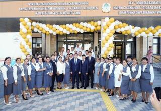 В САУРАНСКОМ РАЙОНЕ В РАМКАХ ПРОЕКТА «ШКОЛЫ БУДУЩЕГО» ОТКРЫЛАСЬ ШКОЛА НА 300 МЕСТ