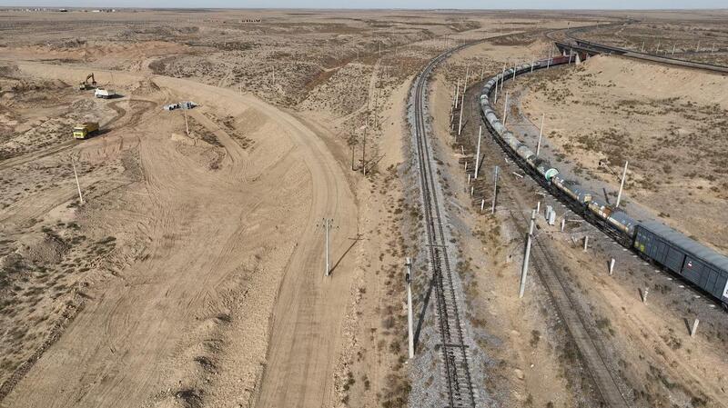 ТУРКЕСТАН: В АРЫСИ ИНТЕНСИВНО ВЕДЕТСЯ СТРОИТЕЛЬСТВО ЭЛЕКТРОВОЗНОГО ЗАВОДА