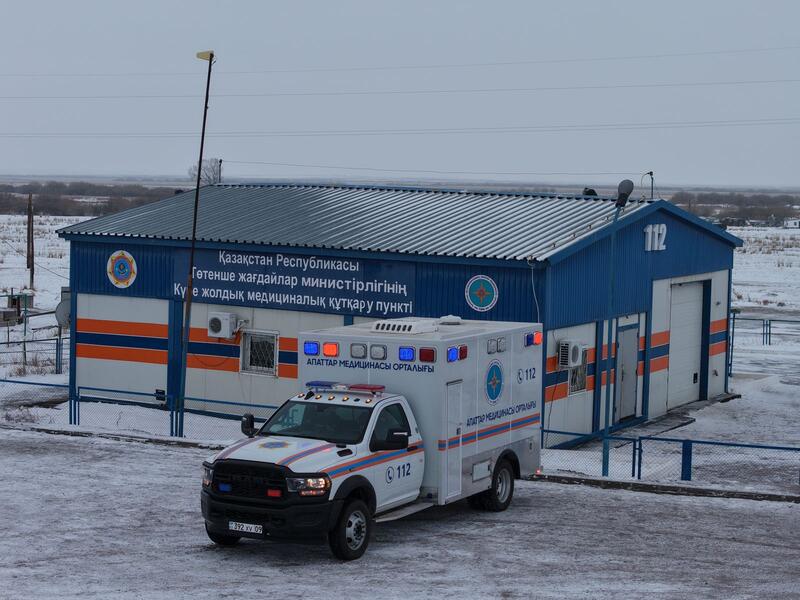 МЧС РК усиливает трассово-медико-спасательную службу новым реанимобилем