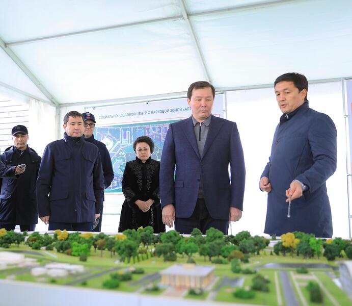 В Актобе началось строительство трёх масштабных объектов — драматического театра, стадиона и спортивного комплекса