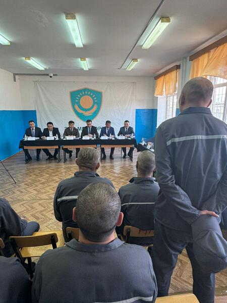 Уполномоченный по правам человека посетил учреждение № 60 в Кызылорде