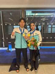 Золото и серебро завоевали карагандинские синхронисты на этапе Кубка мира в Париже