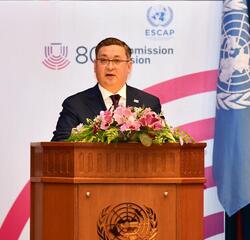 Казахстан принял участие в 80-й сессии Экономической и социальной комиссии ООН для Азии и Тихого океана