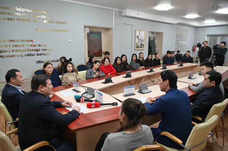 В Шымкенте состоялась встреча со студентами из Мангистауской области