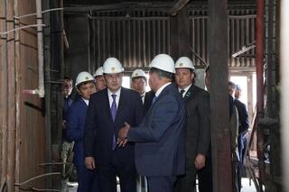 В Үлкен Нарын проведен текущий ремонт тепловых сетей