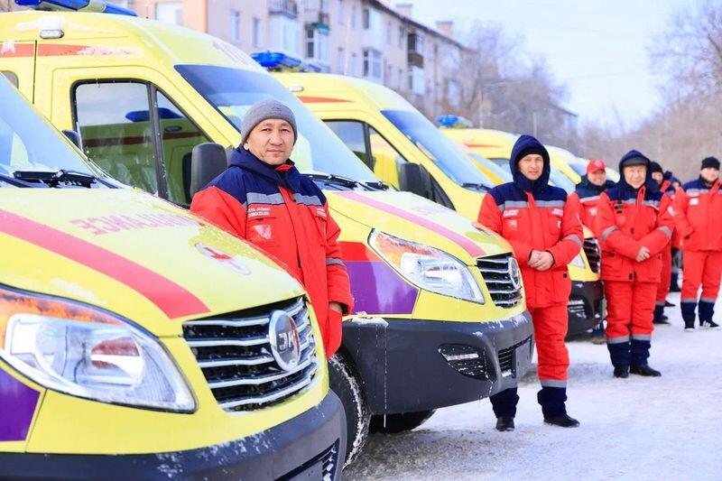 115 новых машин получила служба скорой помощи Карагандинской области