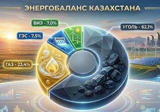 Уголь, газ или ВИЭ: что сегодня обеспечивает энергобаланс Казахстана?