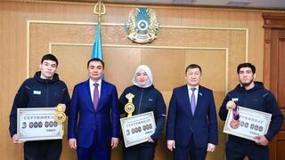 Спортсменов Карагандинской области наградили за достижения на чемпионате Азии