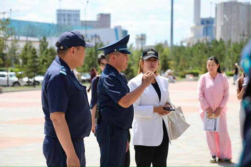 Профилактический рейд по безопасности несовершеннолетних провели в столичном районе Сарайшык
