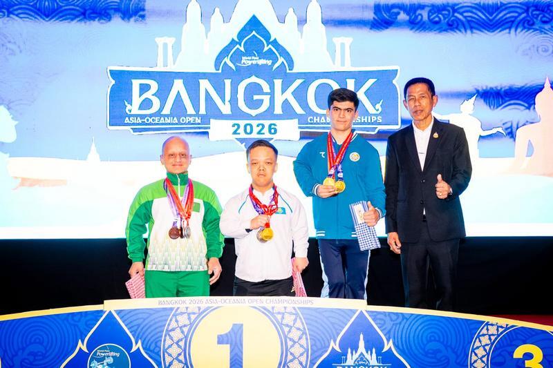 Историческое золото: карагандинец победил на чемпионате Азии по парапауэрлифтингу