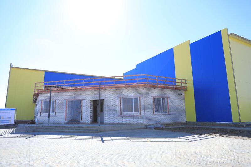 В Алге строят ФОК и ремонтируют центральный стадион