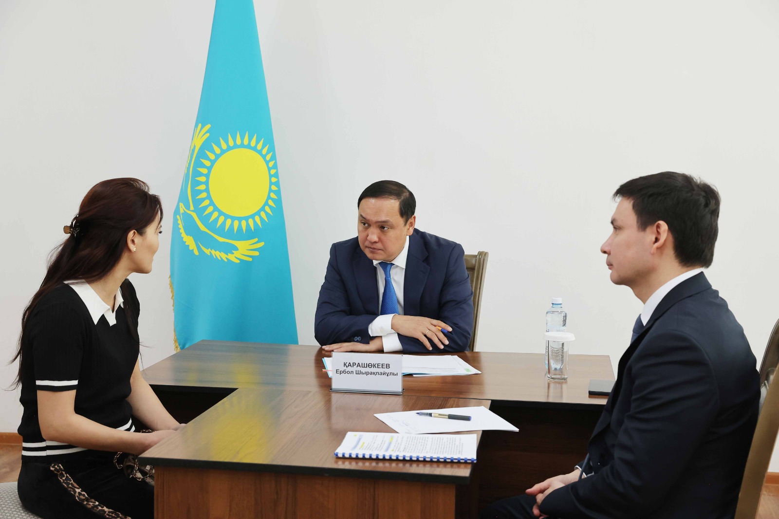 Ербол Карашукеев встретился с жителями Байзакского района