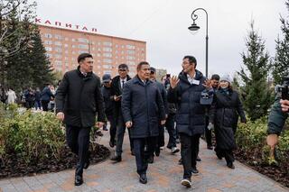 В Кокшетау открылось общественное пространство «Көк шалғын»